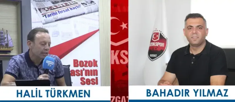 Yozgat Bozokspor Kulübü Başkanı Bahadır Yılmaz: Biz kümeye oynayacak bir takım kurmadık