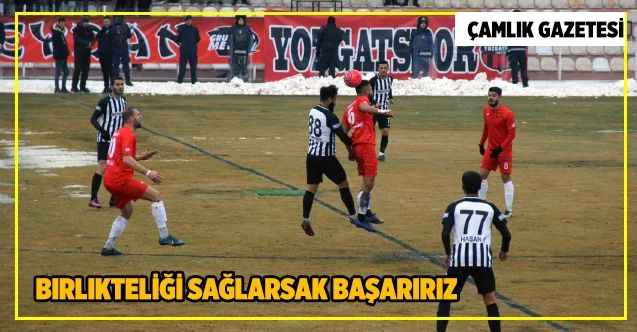 Yozgatspor 1959 FK Teknik Direktörü Cemal Çıldır: Birlikteliği Sağlarsak Başarırız