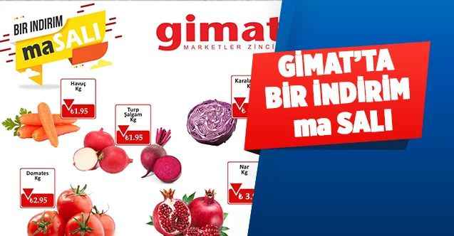 GİMAT’TA BİR İNDİRİM ma SALI