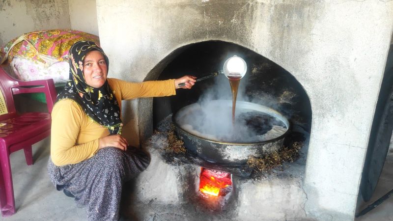 Yozgat'ta pekmez kazanları kaynıyor