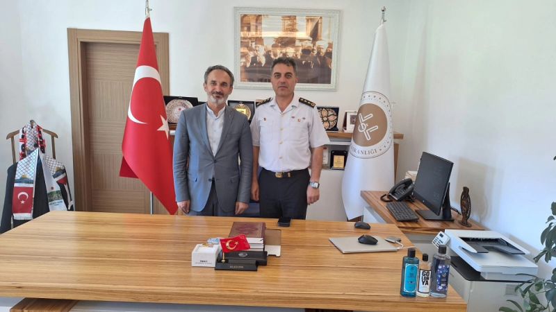 Yozgat İl Jandarma Alay Komutanı’ndan İl Müftüsü Ali Gülden’e İade-i Ziyaret