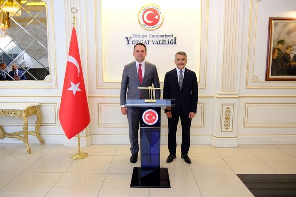 Yozgat'a ağır misafir! Vali konuk etti!
