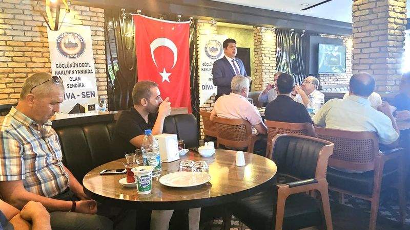 Diva-Sen Genel Başkanı Osman Taşçı, Akhisar’da Sendika Üyeleriyle Buluştu