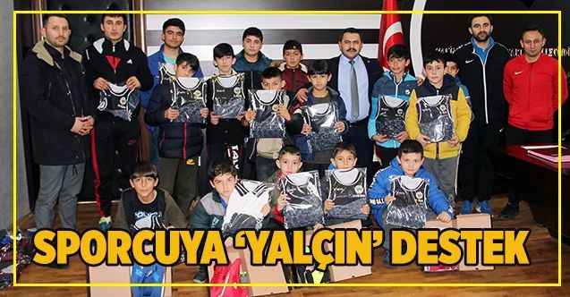 Sporcuya ‘Yalçın’ Destek
