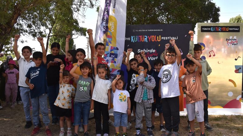Çocuklar, Başkent Kültür Yolu Festivali'nde Eğlenceli Vakit Geçiriyor
