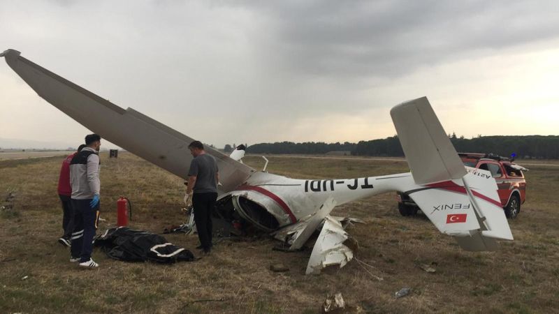 Bursa'da Eğitim Uçağı Düştü: İki Pilot Hayatını Kaybetti