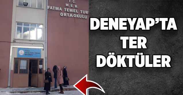 Deneyap’ta Ter Döktüler