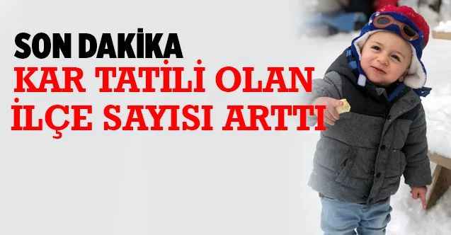 Yozgat'ta Kar Tatili Uygulanan İlçe Sayısı Arttı! Yozgat'ta Hangi İlçelerde Kar Nedeni İle Eğitime Ara Verildi?