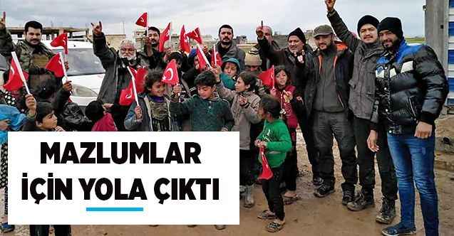 Yozgatlı işadamları katkıda bulundu: Mazlumlar için yola çıktı
