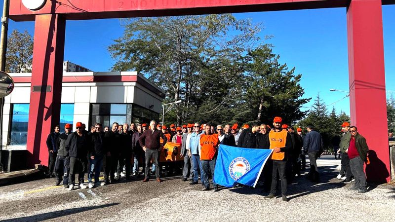 Yozgat İl Özel İdaresi İşçileri Eylemde
