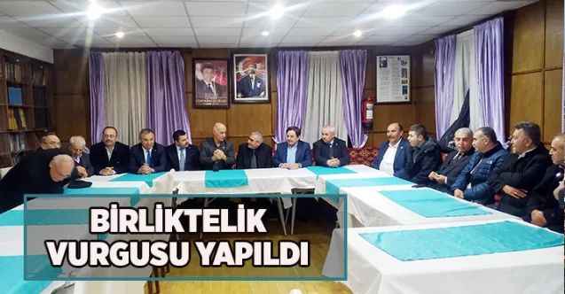 Birliktelik vurgusu yapıldı