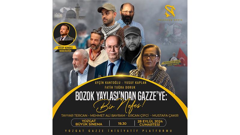 Gazze’ye Destek İçin Yozgat Halkı Büyük Sinema’da Toplanacak