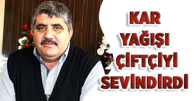 Yozgat’ta Kar yağışı çiftçiyi sevindirdi