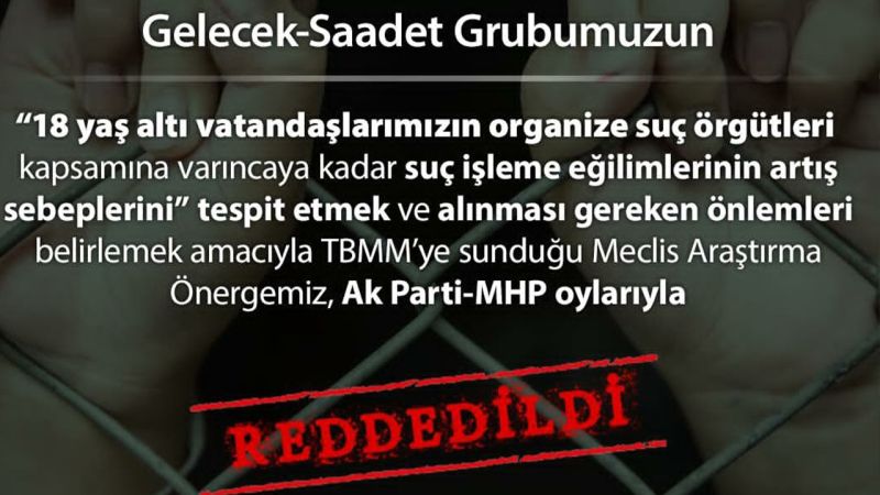 Gelecek Partisi Yozgat İl Başkanı Ömer Aydoğmuş'tan Tepki: Gençler Suç Örgütlerinin Eline Düşüyor