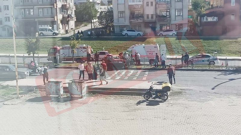 Yozgat’ta Kaza! Refüje Çarparak Durdu!