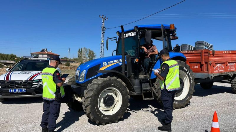 Yozgat İl Jandarma Komutanlığı Trafik Jandarma Ekipleri Sıkı Denetimde