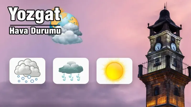 Yozgat Hava Durumu 7 Ekim 2024