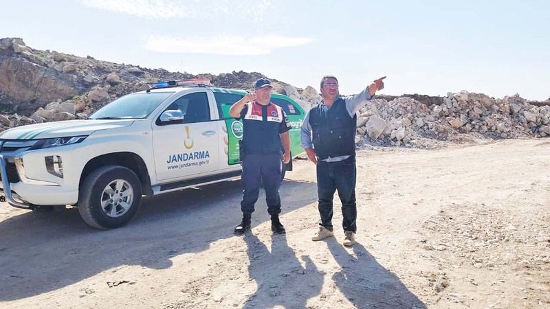 Yozgat Jandarması’ndan Maden Ocağı Denetimi!