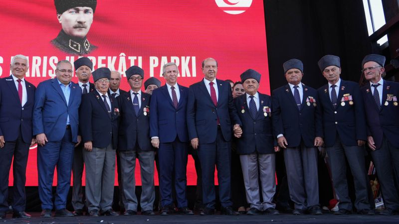 Kıbrıs Barış Harekâtı Parkı Keçiören'de Törenle Açıldı