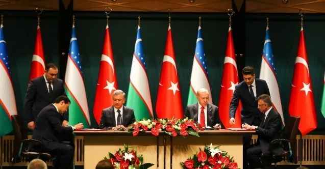 Erdoğan-Mirziyoyev ortak basın toplantısı