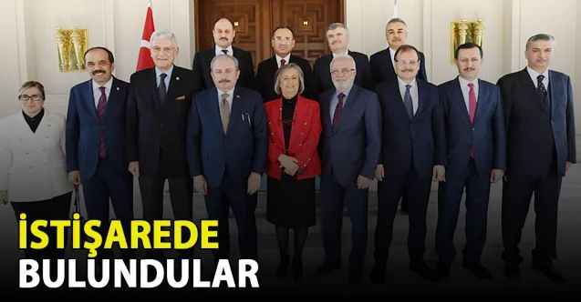 İstişare yaptılar