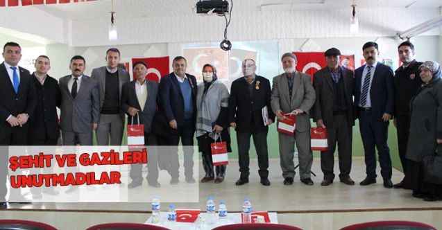 Şehit ve gazileri unutmadılar