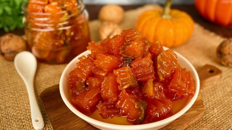 Lezzetli Bal Kabağı Reçeli Tarifi: Sofralarınıza Tat Katacak