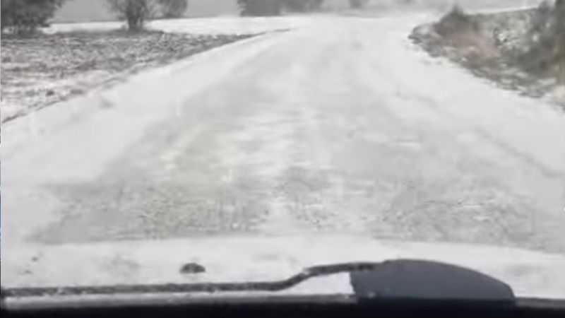 Yozgat'a Yılın İlk Karı Düştü: Araplı Beldesi Beyaza Büründü