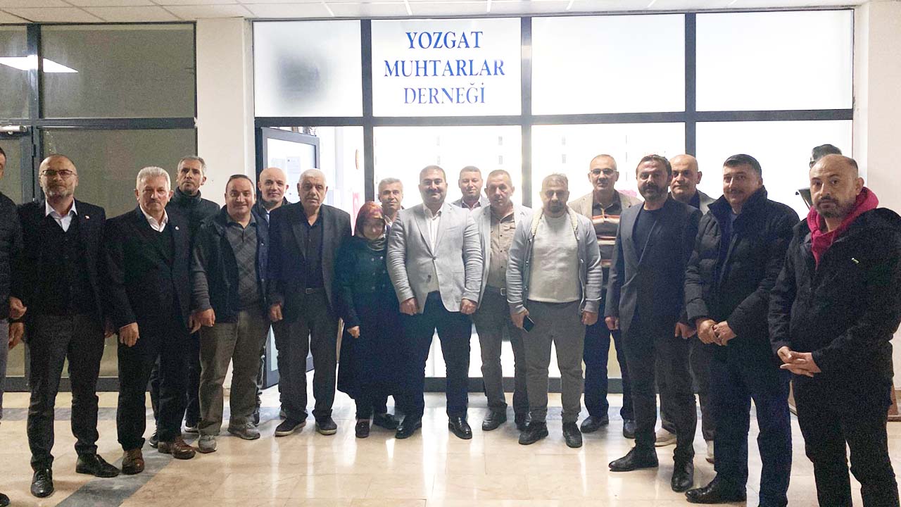 AK Parti Yozgat İl Başkanı Altuntaş’tan Muhtarlara Tam Destek!