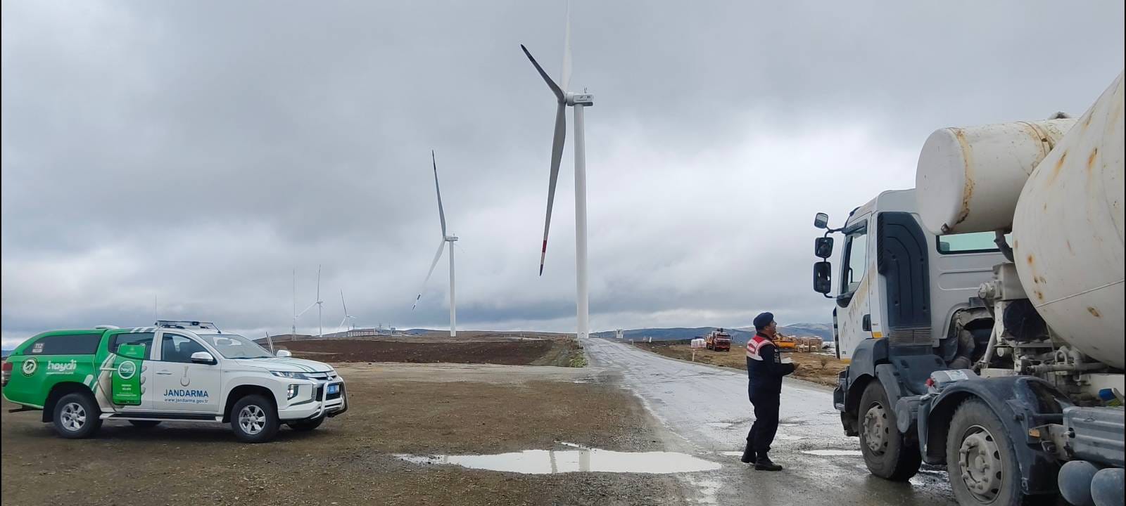 Yozgat İl Jandarma Komutanlığı’ndan Beton Mikseri Denetimi