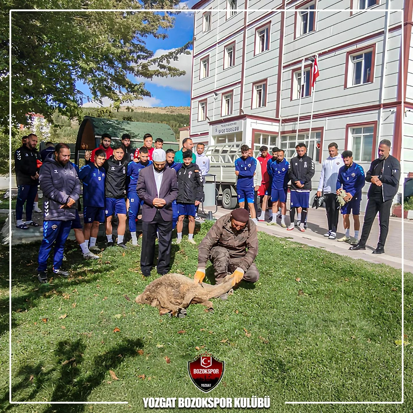 Yozgat Bozokspor’dan Ayvalıkgücü Maçı Öncesi Kurban Kesimi