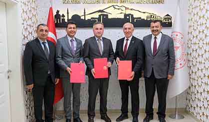 Kayseri’de Öğrencileri Mesleğe Yönlendirecek İş Birliği Protokolü İmzalandı
