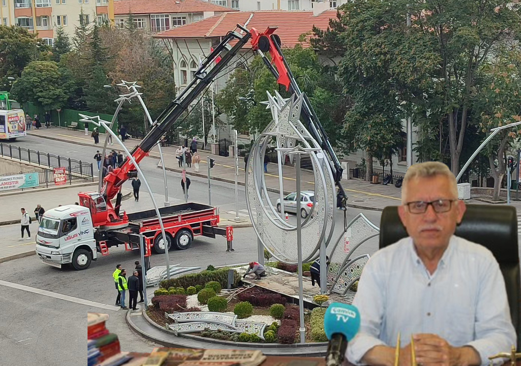 Yozgat Belediye Başkanı Kazım Arslan'dan Ay Yıldız Açıklaması: Trafik Güvenliği ve Estetik İçin Taşındı