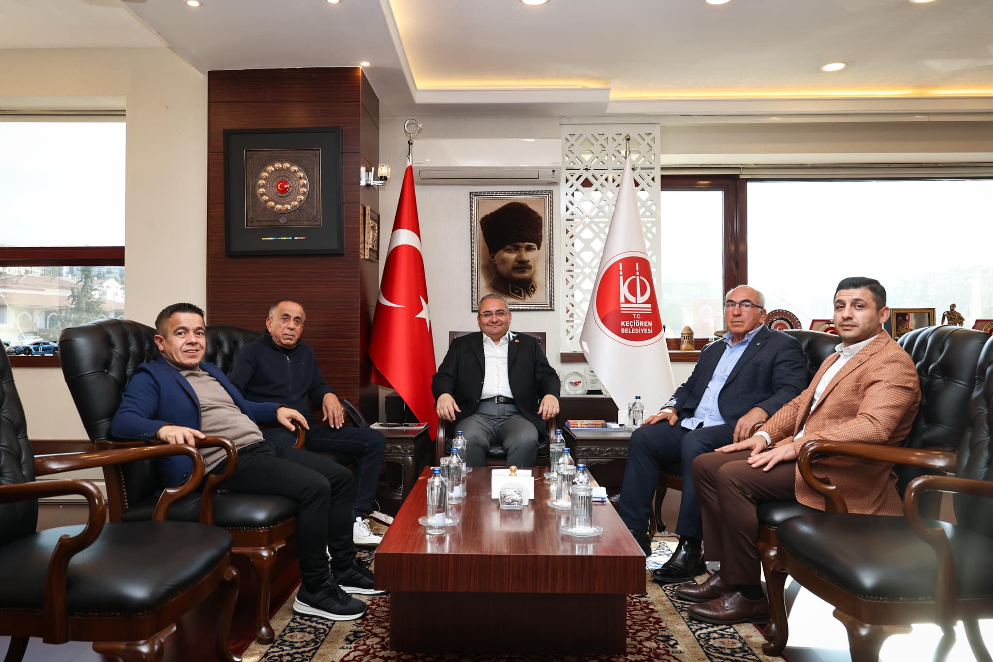 Keçiören Belediye Başkanı Özarslan, Spor Dünyasının Önemli İsimlerini Ağırladı
