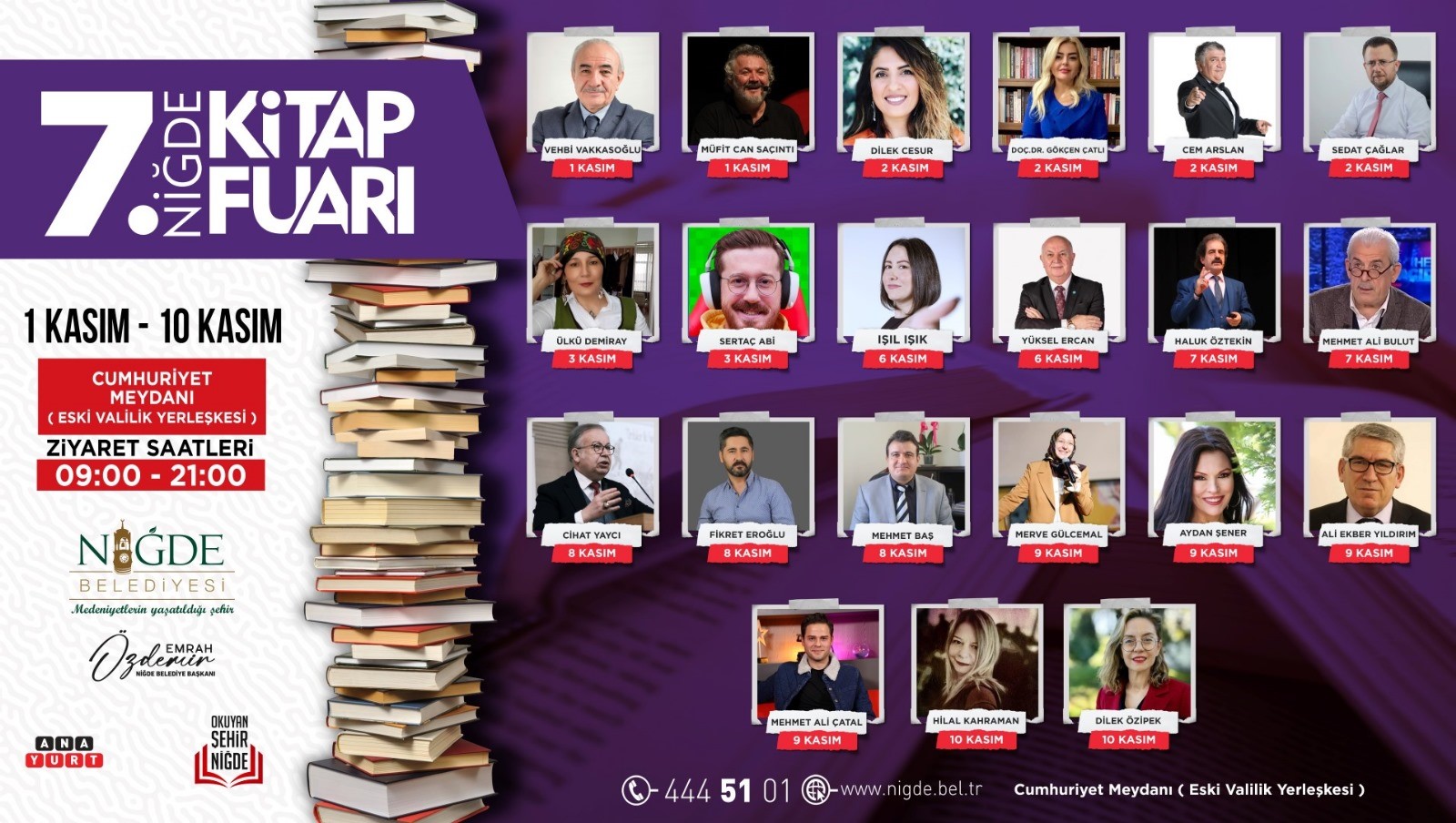 Niğde Kitap Fuarı 7. Kez Kapılarını Açıyor
