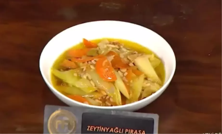 MasterChef İle Dolu Dolu Zeytinyağlı Pırasa Tarifi: Bu Tarife Bayılacaksınız!