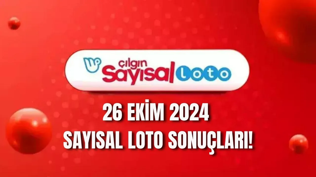 Sayısal Loto sonuçları saat kaçta açıklanacak? Sayısal Loto CANLI izle! 26 Ekim 2024 Sayısal Loto çekiliş sonuçları