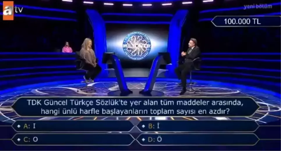 TDK Güncel Türkçe Sözlük'te Hangi Ünlü Harfle Başlayanların Sayısı En Az?