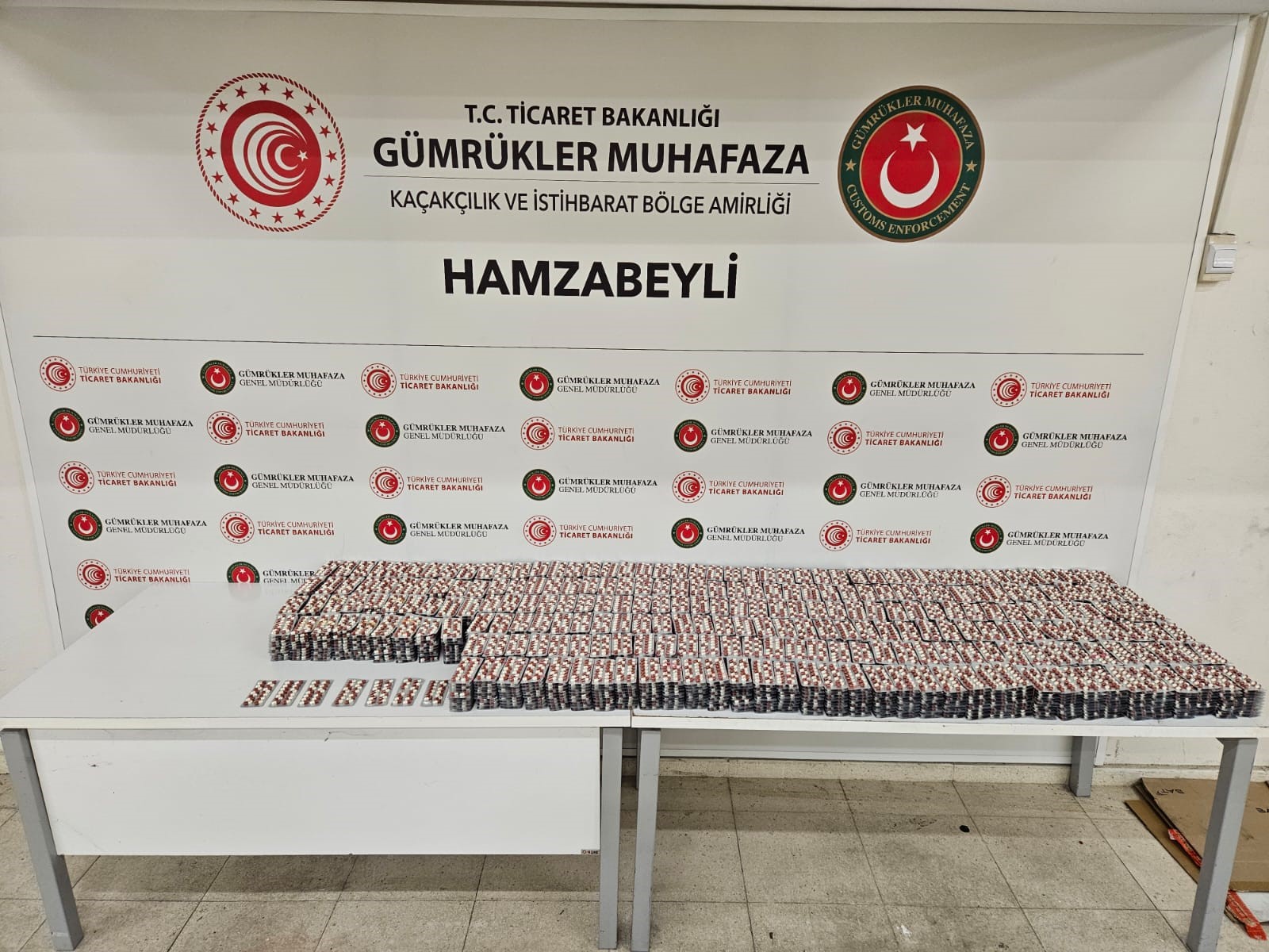 Hamzabeyli Gümrük Kapısı’nda 103 Milyon Lira Değerinde Uyuşturucu Ele Geçirildi