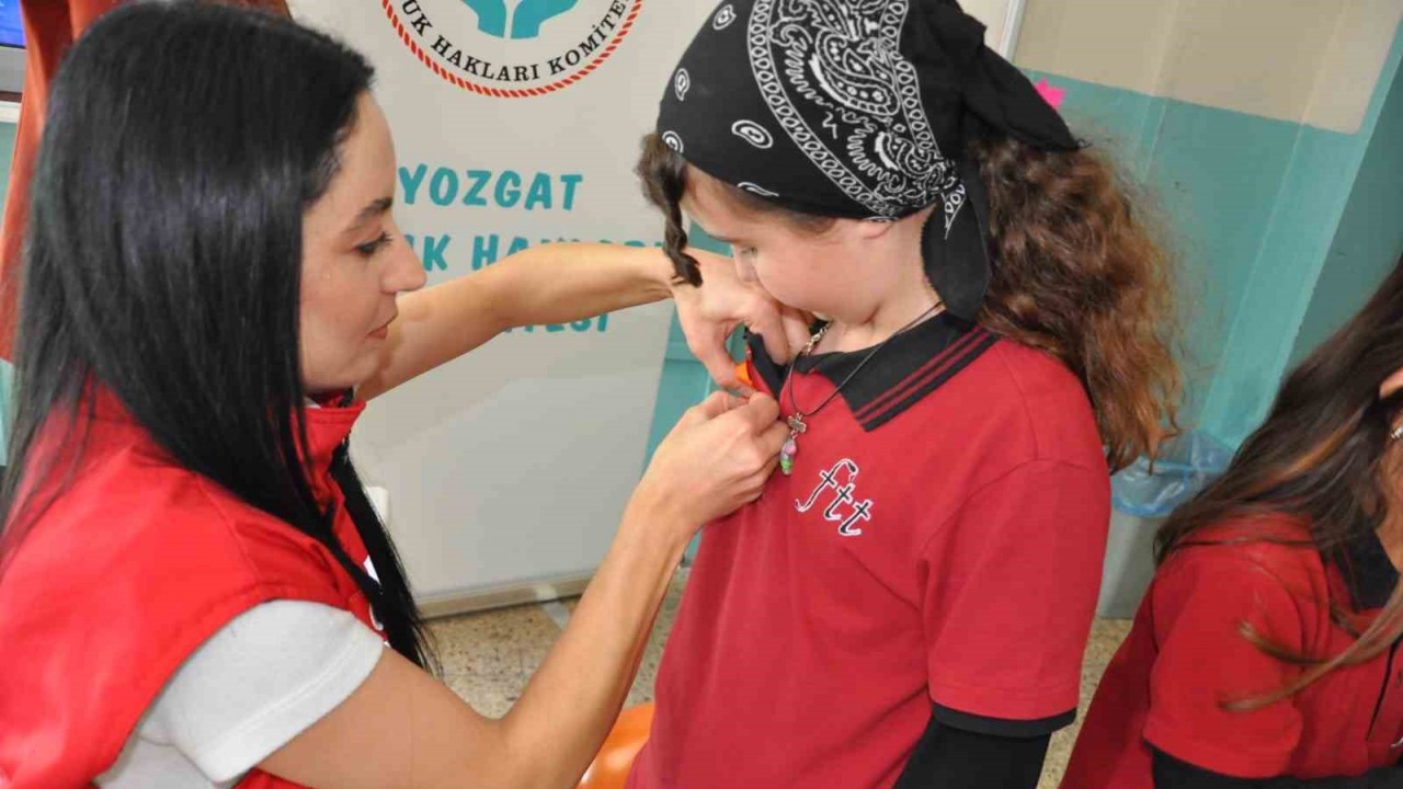 Yozgat’ta lösemili çocuklar için farkındalık çalışması yapıldı
