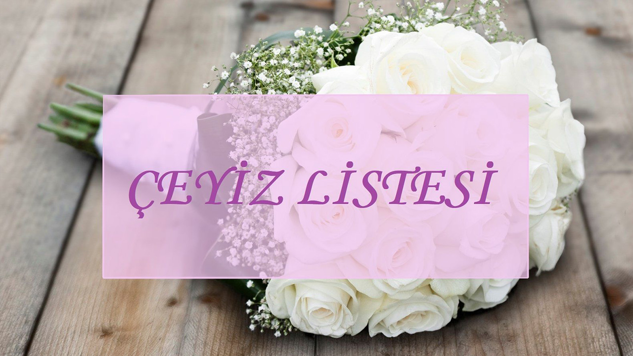 Çeyiz Listesi PDF İndir 2024