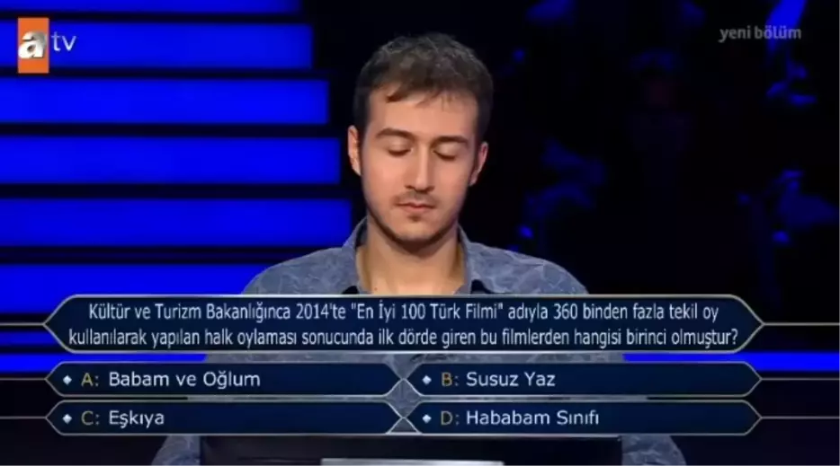En İyi 100 Türk Filmi halk oylamasında kim 1. oldu?