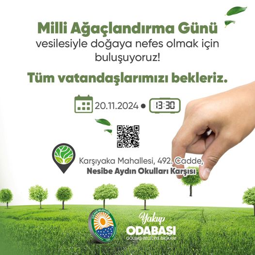 Gölbaşı’nda Doğa İçin Fidan Dikimi