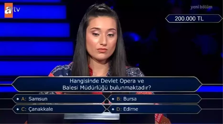 Bursa'da opera var mı, Bursa'da opera var mı, Samsun'da, Çanakkale'de, Edirne'de opera var mı?