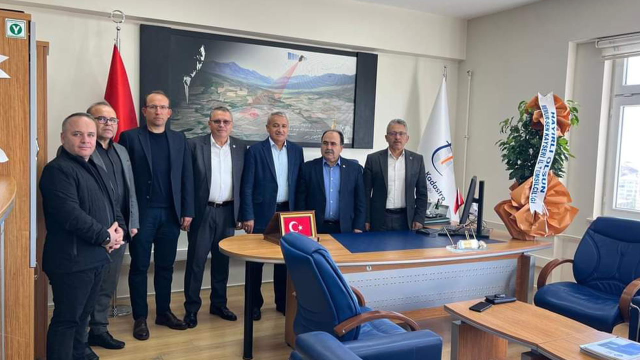 Kayseri Memur-Sen Şube Başkanlarından Yozgat’a Hayırlı Olsun Ziyareti