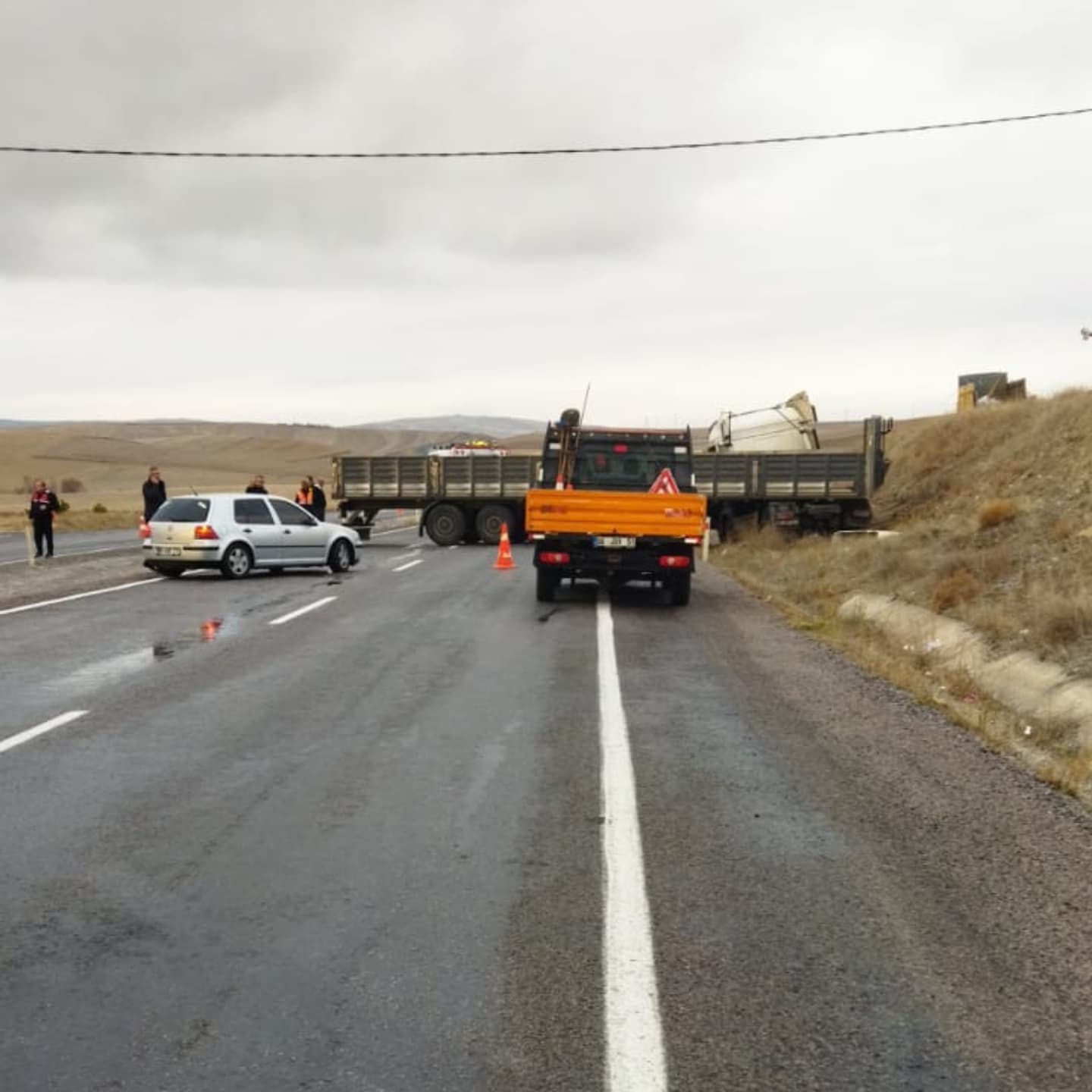 Yozgat'ta Trafik Kazası Ucuz Atlatıldı