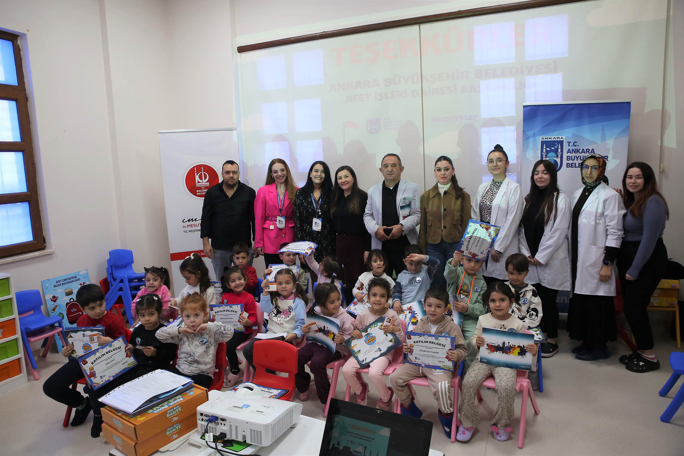 Keçiören Belediyesi, Minik Öğrencileri Afetlere Karşı Bilinçlendirdi