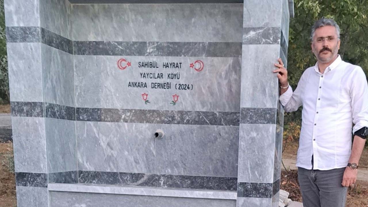 Yozgat Sorgun Yaycılar Köyü’ne Çeşme Yaptırdılar