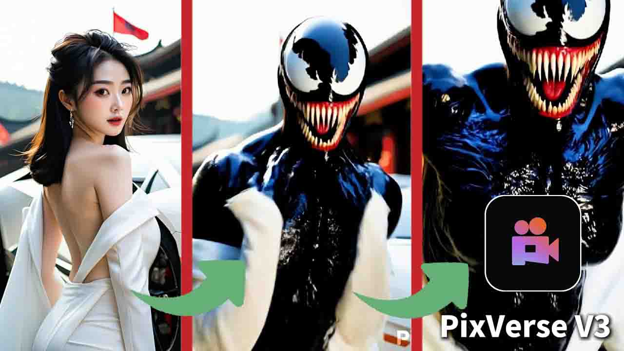 Pixverse Aİ Venom Efekti Nasıl Yapılır? Ücretsiz Efekti Yap!