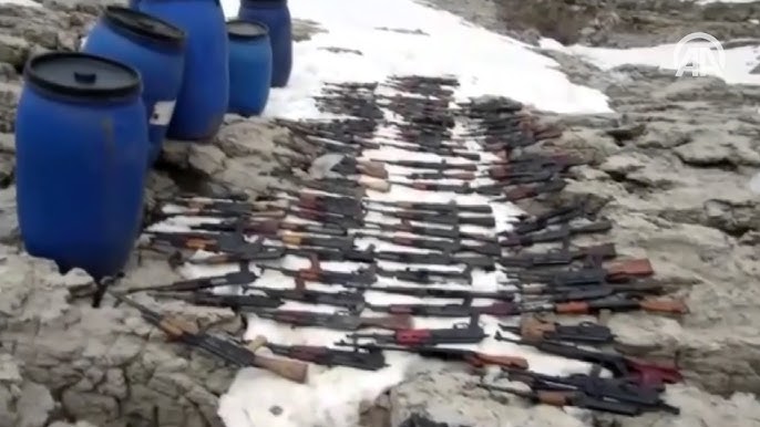 TSK'dan Terör Örgütüne Ağır Darbe: Çok Sayıda Silah ve Mühimmat Ele Geçirildi